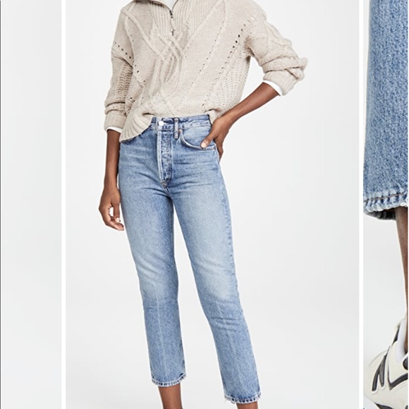 AGOLDE Riley Jeans - high rise, crop - Picture 4 of 5